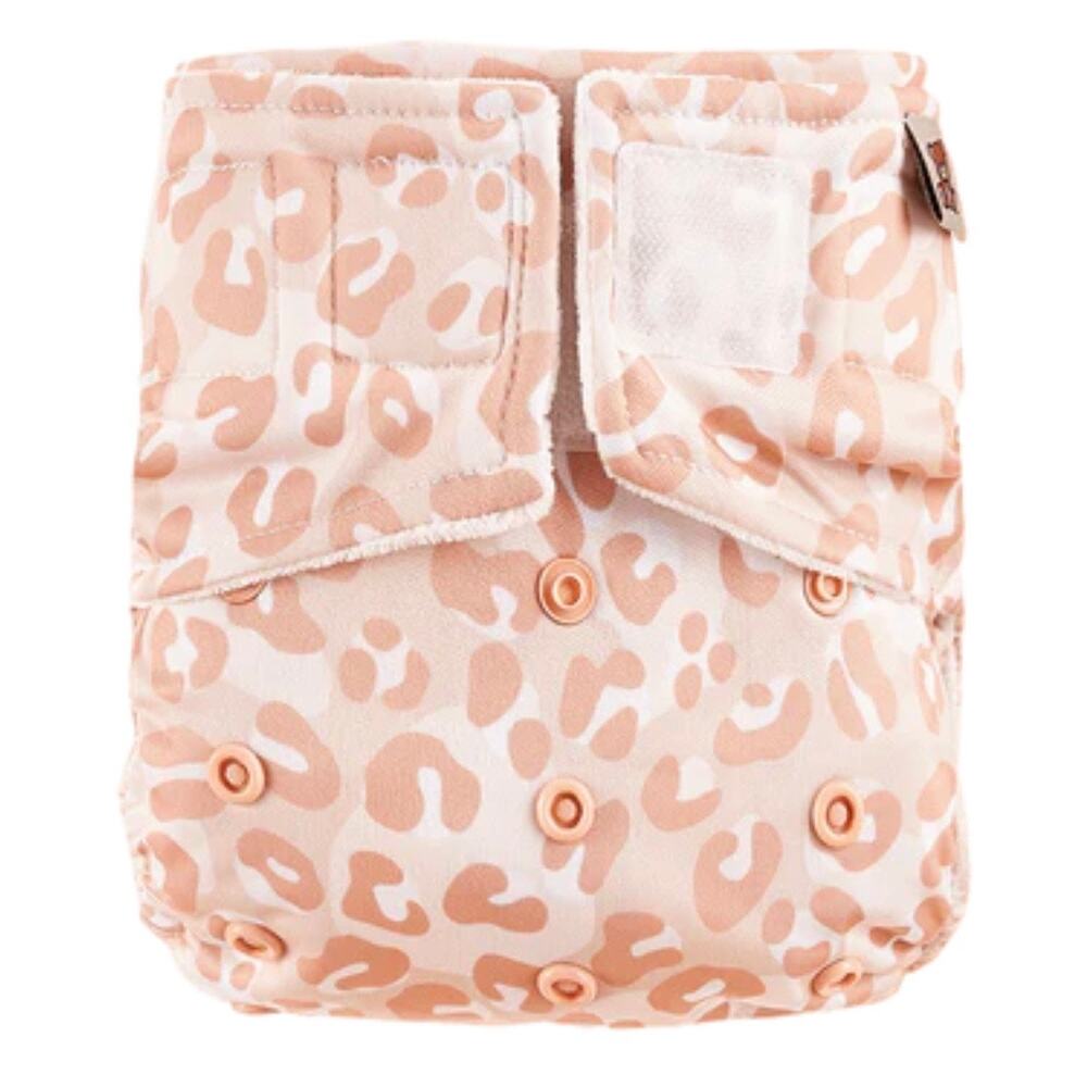 NEW Happy Bear Washable Diaper in Roar Animal Print, NWT